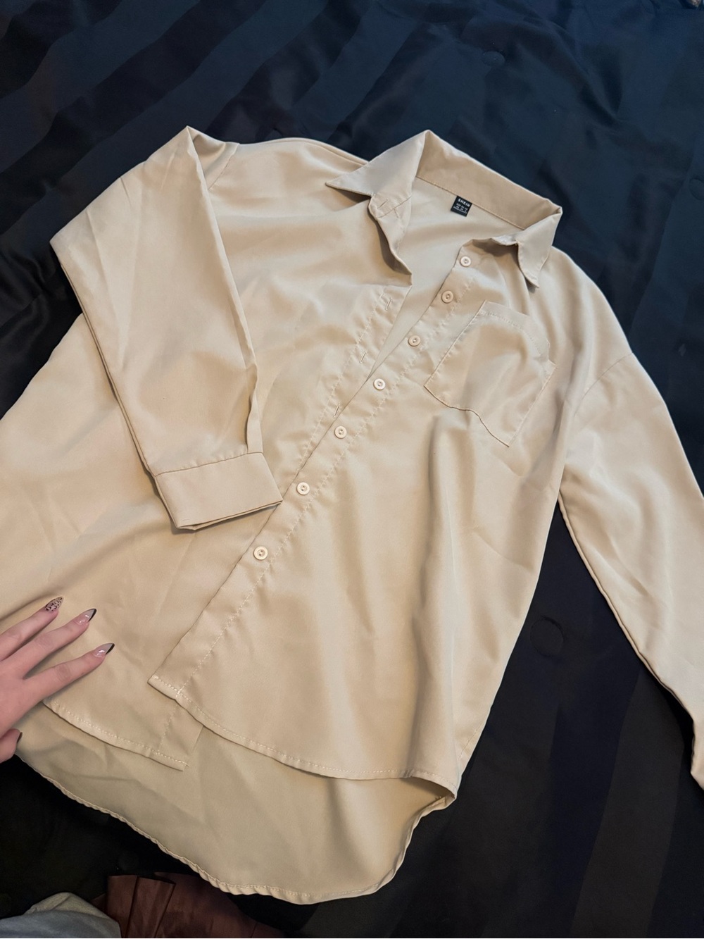Oversized Layering button up shirt